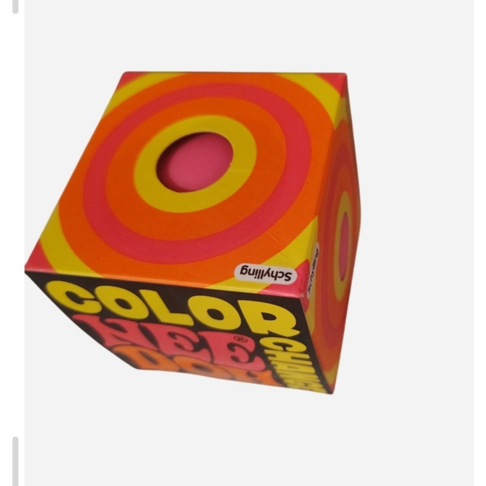 Schylling Color Change NeeDoh Groovy Glob Stress Ball Fidget Toy Pink